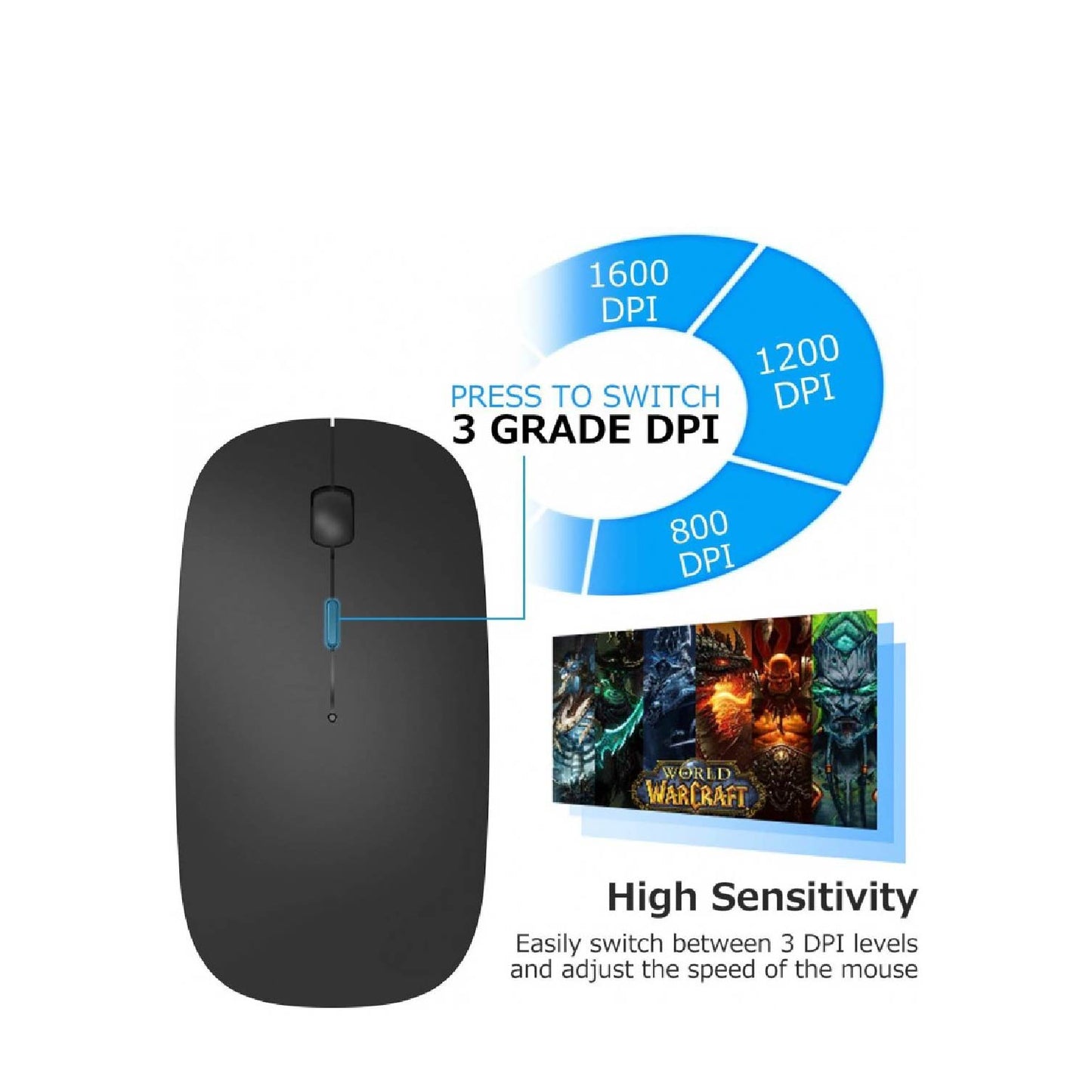 Apagon Wireless Mouse (2.4GHz)
